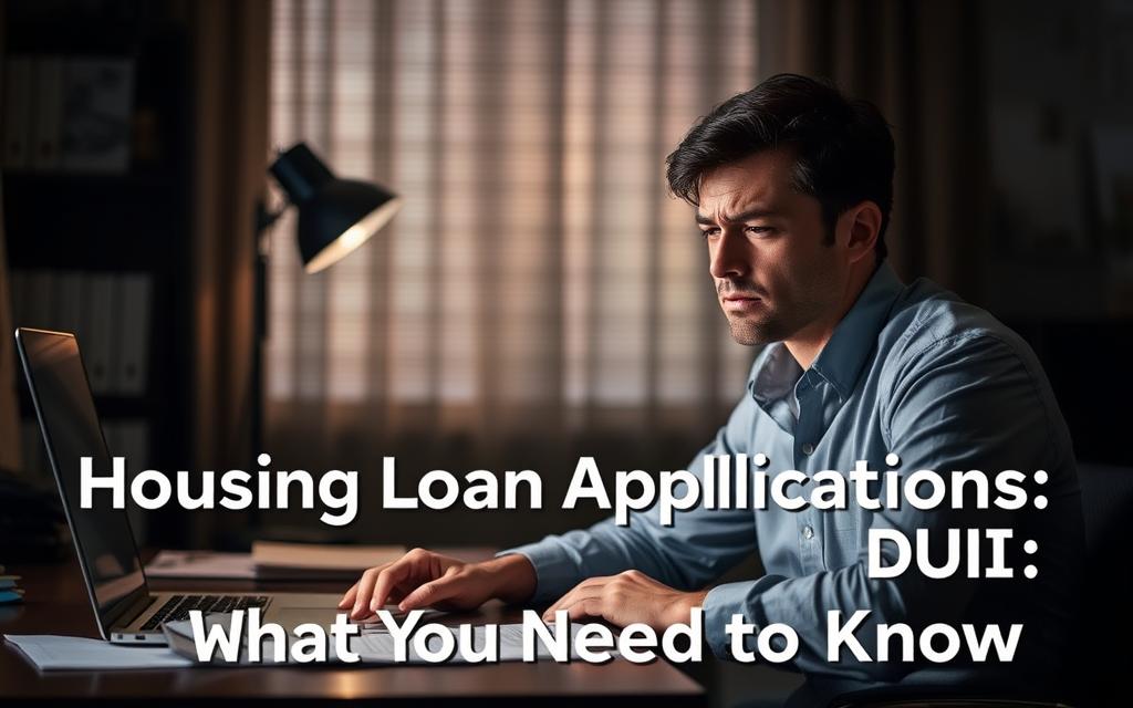 Housing Loan Applications Dui: What You Need To Know
